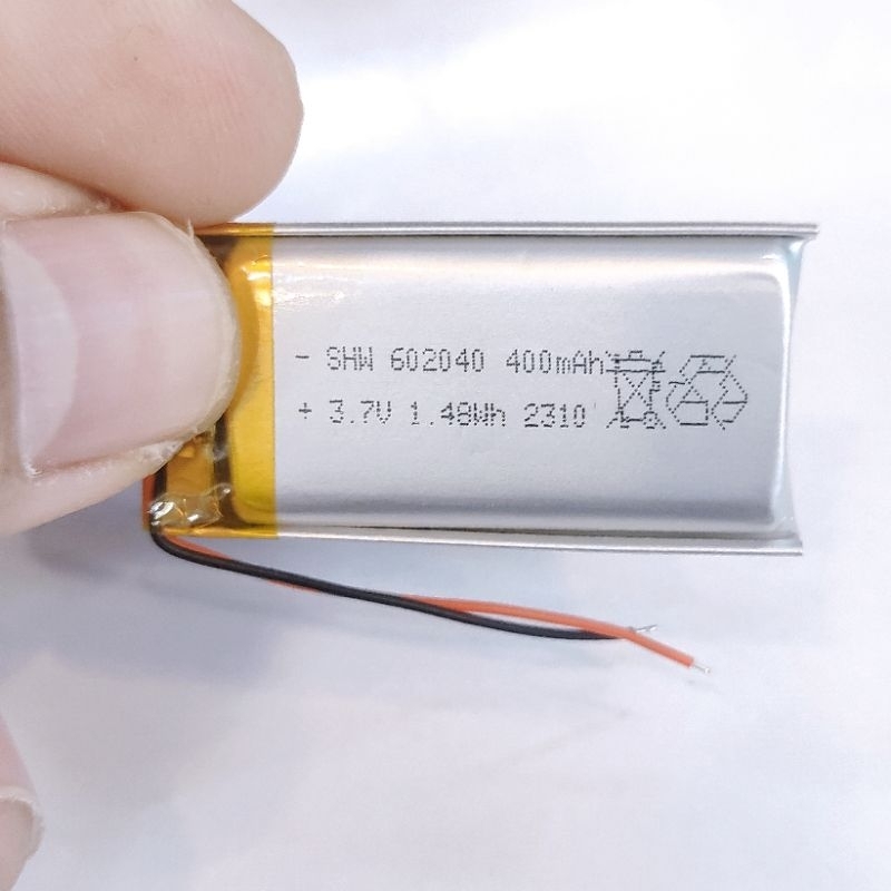 3.7v 400mah  602040 Li-Po li ionแบตเตอรี่ สำหรับMp3 MP4  กล้องติดรถยนต์