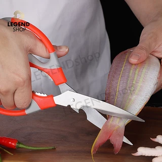 กรรไกรทำอาหาร กรรไกรสแตนเลส ตัดกระดูกไก่ กรรไกรตัดอาหาร สารพัดประโยชน์