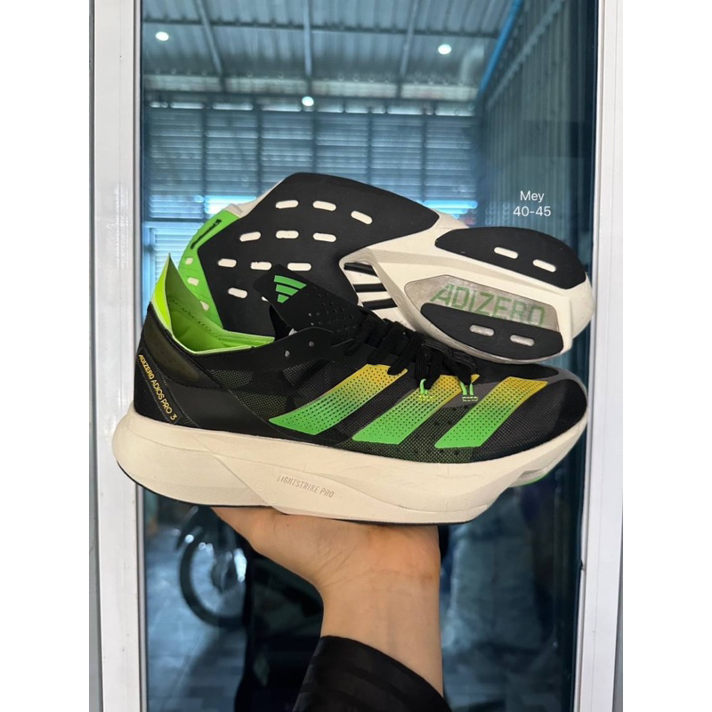 adidas Adizero ADIOS Pro3 Men’s Running Shoes (size40-45) มี6สี รองเท้าวิ่ง ออกกำลังกาย