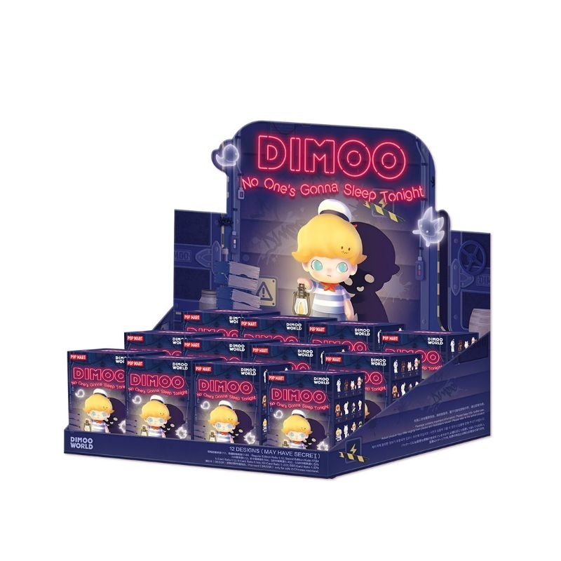 🎁ยก Box กล่องสุ่ม 👻 Dimoo No One's Gonna Sleep Tonight Series Blind Box : Pop Mart