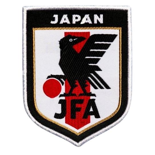 อาร์มปักฟุตบอลทีมชาติญี่ปุ่น ตัวรีดติดเสื้อ อาร์มโลโก้ JFA Japan national football team อาร์มรีดติดเสื้อ อาร์มปักโลโก้