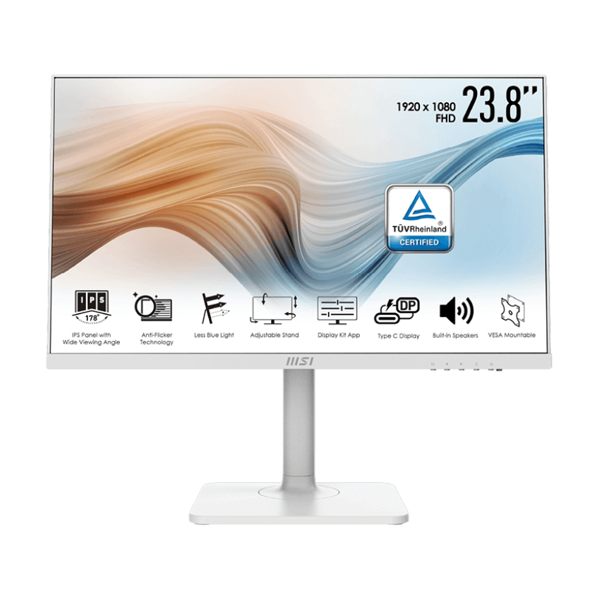 MONITOR (จอมอนิเตอร์) MSI MODERN MD241PW - 23.8" IPS FHD 75Hz USB-C