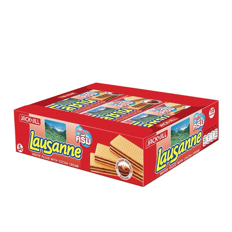 โลซาน เวเฟอร์ 5บาท ยกแพ็ค12ชิ้น (L3)