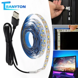 USB หลายสี ไฟเส้น LED 2835 5V นำไฟตกแต่ง ไฟปีใหม่ ไฟเส้นสายยาว ไฟติดห้อง ยืดหยุ่น เปลี่ยนฟรี มี 9 สี ให้เหลือก 5M/ 10M