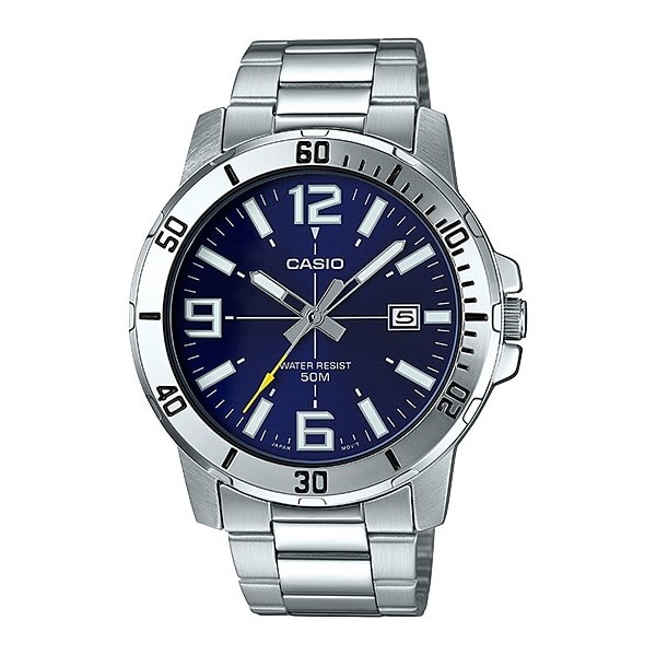 [ของแท้] Casio นาฬิกาข้อมือ รุ่น MTP-VD01D-2BVUDF ของแท้ รับประกันศูนย์ CMG 1 ปี