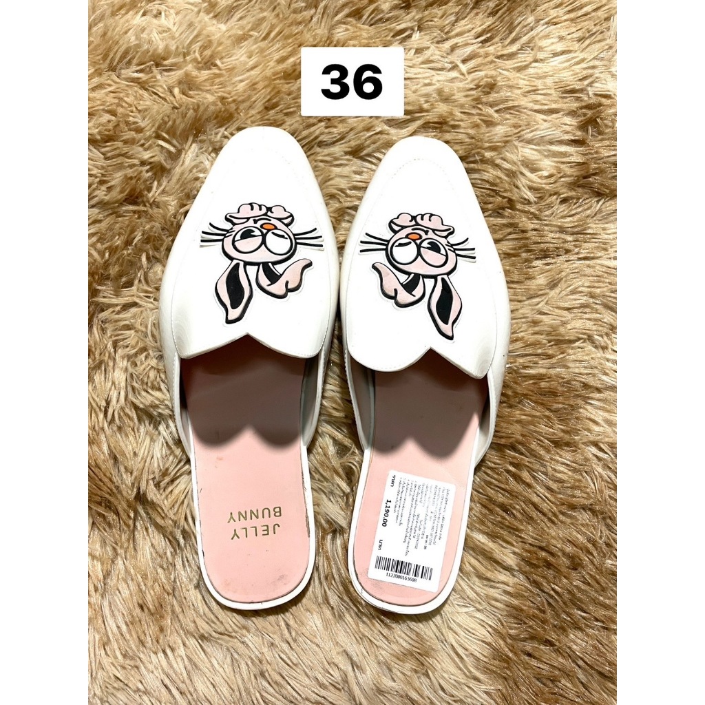 JELLY BUNNY รองเท้าแตะ รองเท้าลำลองผู้หญิง Size 36