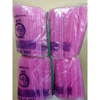 หลอดสั้น 6 นิ้ว แพ็ค 10 ห่อ (1 แพ็คมี 1 สีเท่านั้น)