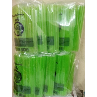 หลอดสั้น 6 นิ้ว แพ็ค 10 ห่อ (1 แพ็คมี 1 สีเท่านั้น)