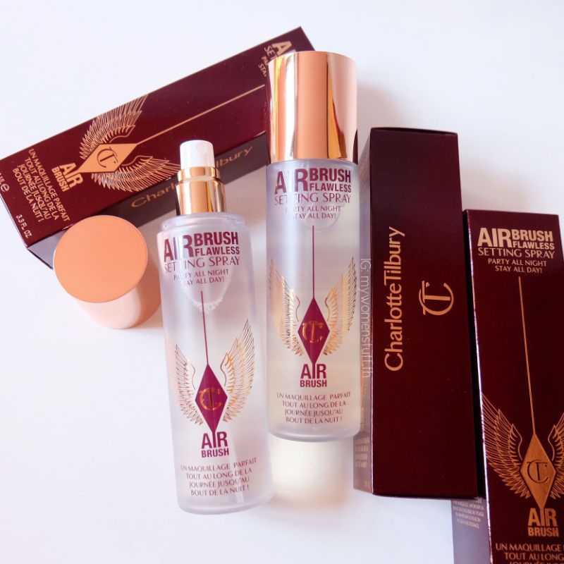 แท้ Charlotte Tillbury Airbrush Flawless Setting Spray แบ่งขายสเปรย์เซ็ตเมคอัพติดทนนาน