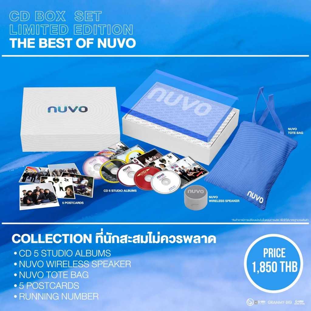 CD เพลง Nuvo - Box Set The Best of Nuvo (ครบทุกอัลบั้ม พร้อมของพรีเมียมสุดพิเศษ) ** สินค้าจำนวนจำกัด