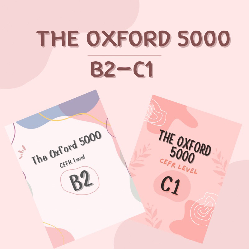 หนังสือรวมคำศัพท์ The Oxford 5000 by CEFR Level - B2,C1