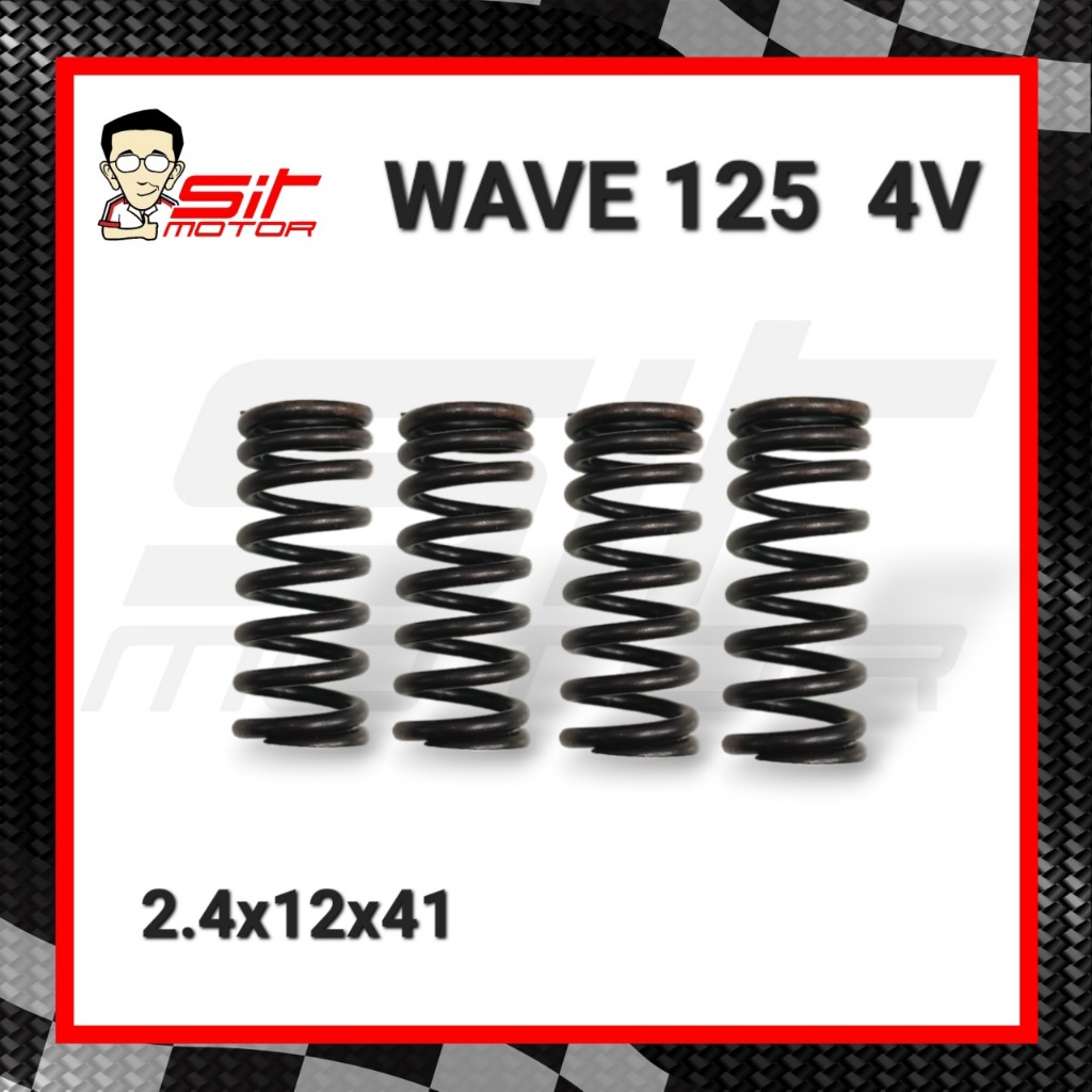 สปริงวาล์วแต่ง WAVE125 4V สปริงวาล์ว WAVE125 4วาล์ว SPS RACING