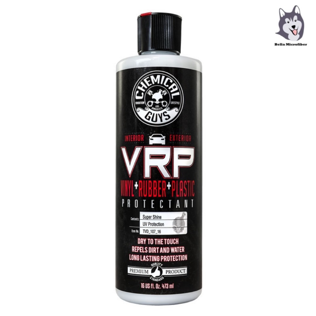 Chemical Guys VRP Super Shine Dressing 16 oz (ขวดจริง) น้ำยาทางยาง พลาสติก เบาะหนัง