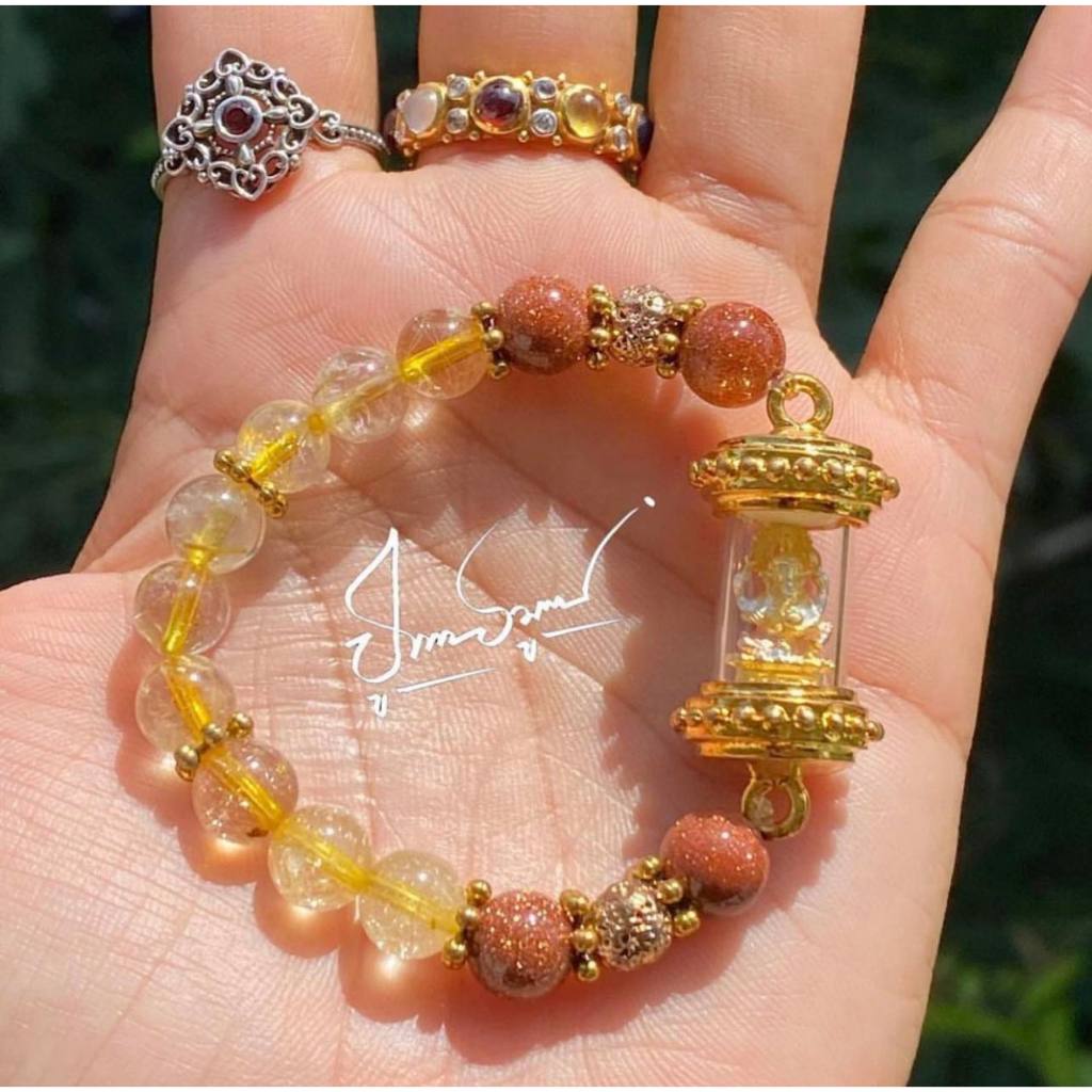 กำไลพระพิฆเนศ  ปางประทานพร *ทำพิธีที่วัดแขกคลองสี่ เรียบร้อย พร้อมบูชา* สามารถเลือกหินได้