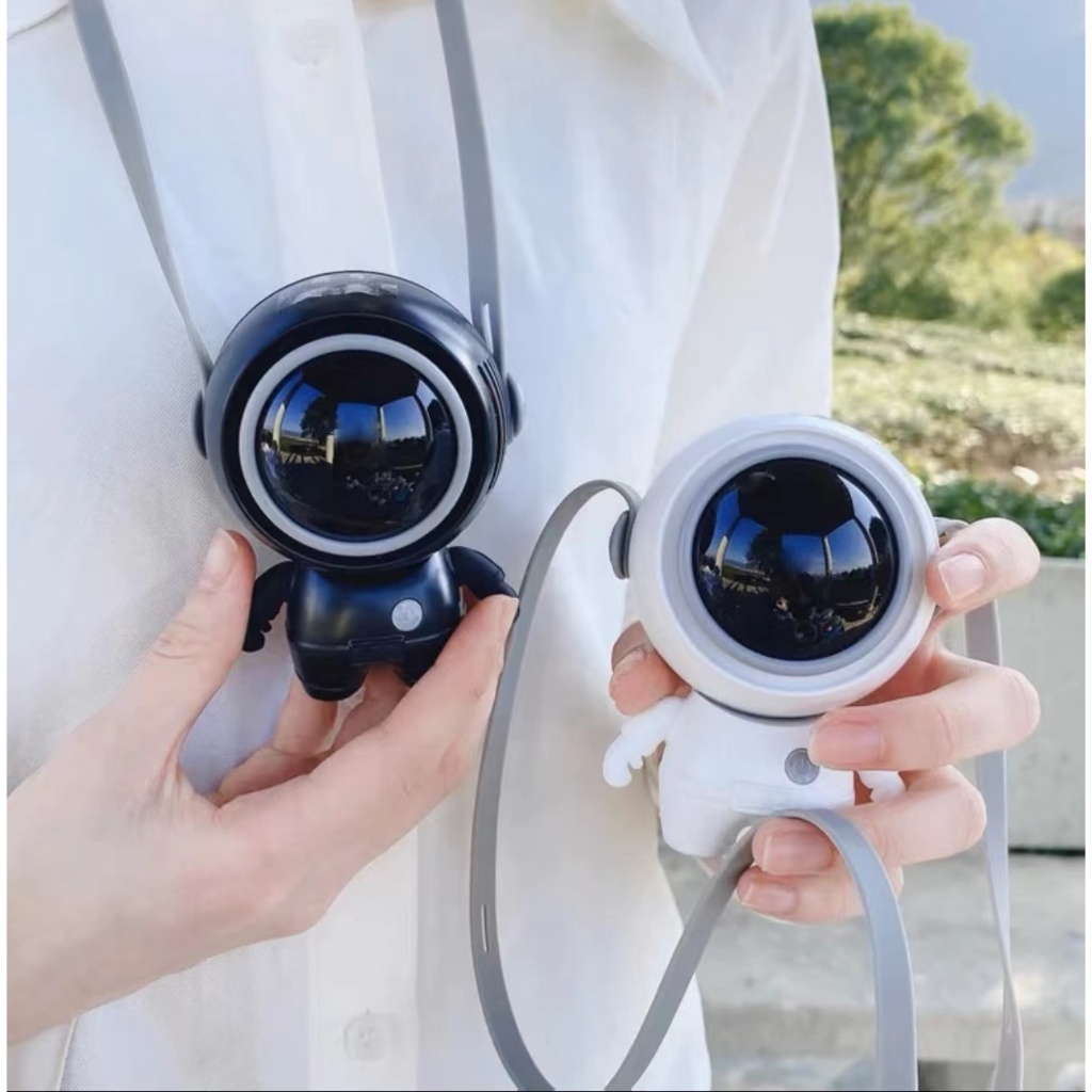 MF040 พัดลมคล้องคอแบบแขวน bladeless USB เอวห้อยลมแรง พัดลมตั้งโต๊ะขนาดเล็กแบบแขวนเงียบ