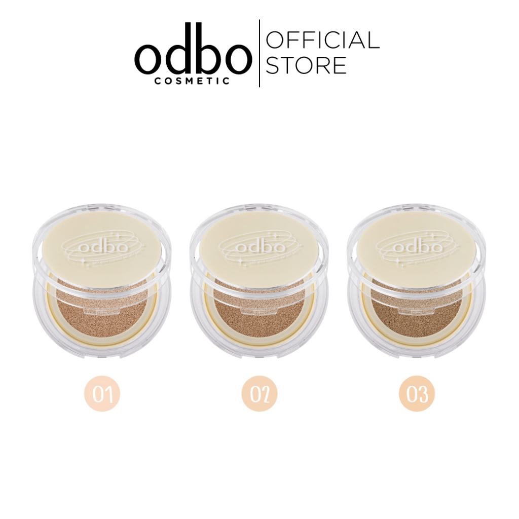 ODBO SOFT GLOW CUSHION SPF50+ PA+++ OD6003 #คุชชั่นซอฟท์โกลว์ เฉดผิวคนไทย