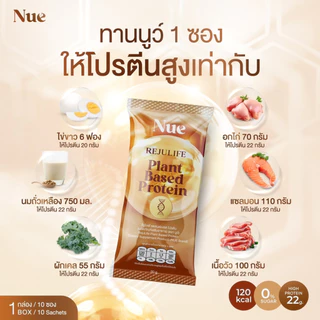 Nue (นูว์) 1 กล่อง - โปรตีนจากพืช เกรดพรีเมียม และนวัตกรรมชะลอวัย ระดับ DNA