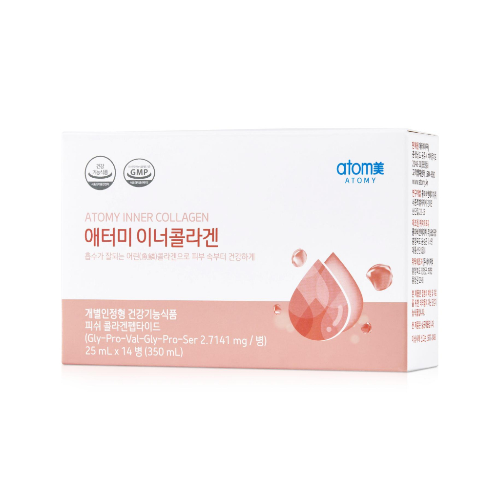 ATOMY Inner collagen / อินเนอร์ คอลลาเจน/ 14ขวด / สินค้าของแท้จากเกาหลี คอลลาเจน ช่วยลดการเกิดรอยดำ 