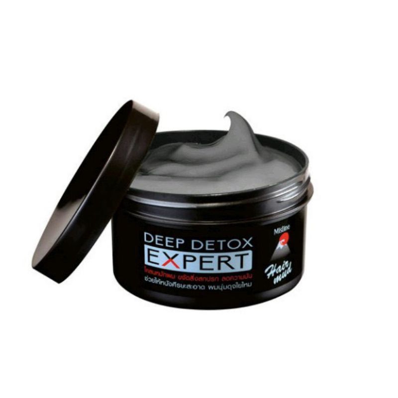 Mistine Deep Detox Expert Hair Mud 350 g. โคลนหมักผม มิสทีน ดีพ ดีทอกซ์ เอ็กซ์เปิร์ท แฮร์ มัด