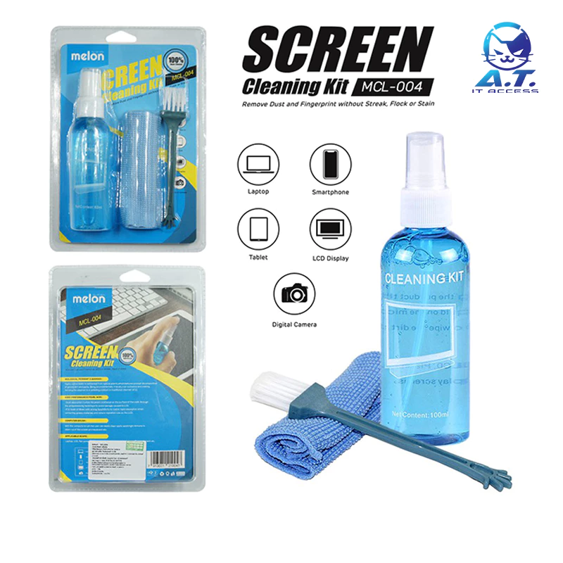 Cleaning MELON Screen kit MCL004 ชุดทำความสะอาดอุปกรณ์ไอทีอเนกประสงค์ หน้าจอ แล็ปท็อป แอลซีดีทีวี แท็บเล็ต กล้องดิจิตอล
