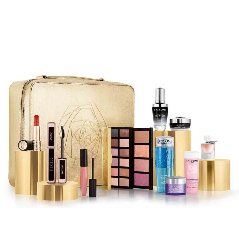 Lancome 2022 11-Piece Beauty Box Holiday Collection Makeup Gift Set Includes 8 FULL-SIZE