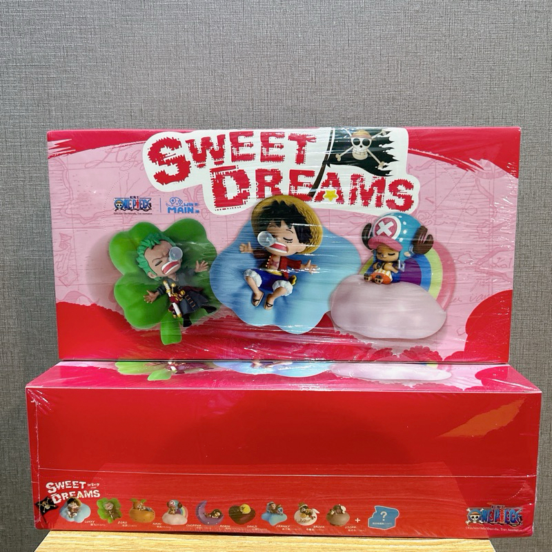 พร้อมส่ง กล่องสุ่มวันพีช โมเดลกล่องสุ่มวันพีช OnePiece Sweet Dream Blind Box งานลิขสิทธิ์ของแท้ 1กล่องใหญ่