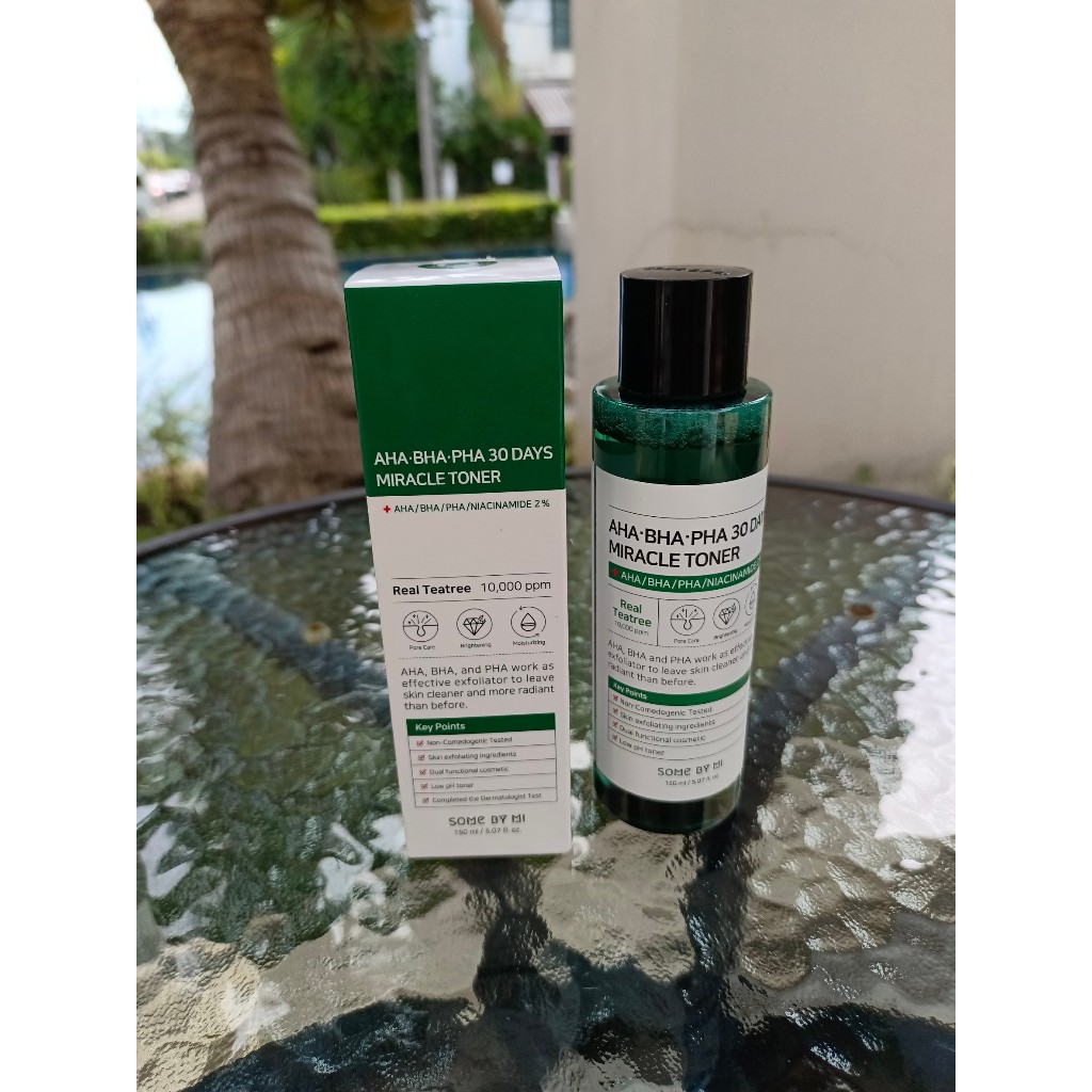 SOME BY MI AHA BHA PHA 30 DAY MIRACLE TONER ขนาด 150 ML. โทนเนอร์เช็ดหน้า บำรุงผิวหน้า