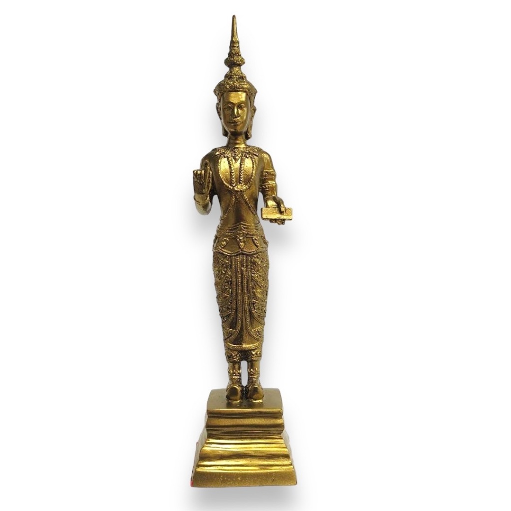 เจ้าพ่อเจตคุปต์ สีทองเก่า กว้าง 3นิ้ว สูง 15นิ้ว