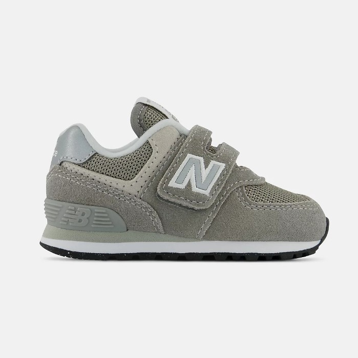 New Balance นิวบาลานซ์ รองเท้าผ้าใบ รองเท้าเด็ก NB IF 574 Grey IV574EVG (1790)