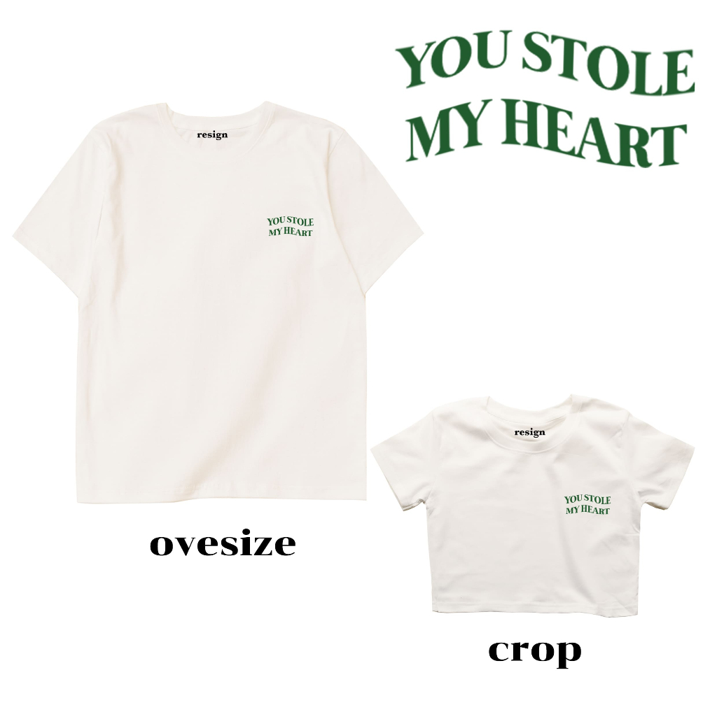 resign.studio - You stole my heart T-shirt