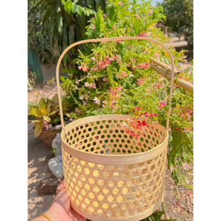 กระเช้าใส่เหรียญโปรยทาน ขนาด 10 นิ้วสูง6 นิ้ว (ไม่มีฝา)