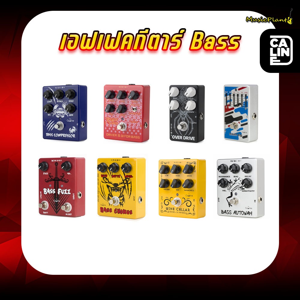 Caline เอฟเฟคเบส Bass Effect Pedal