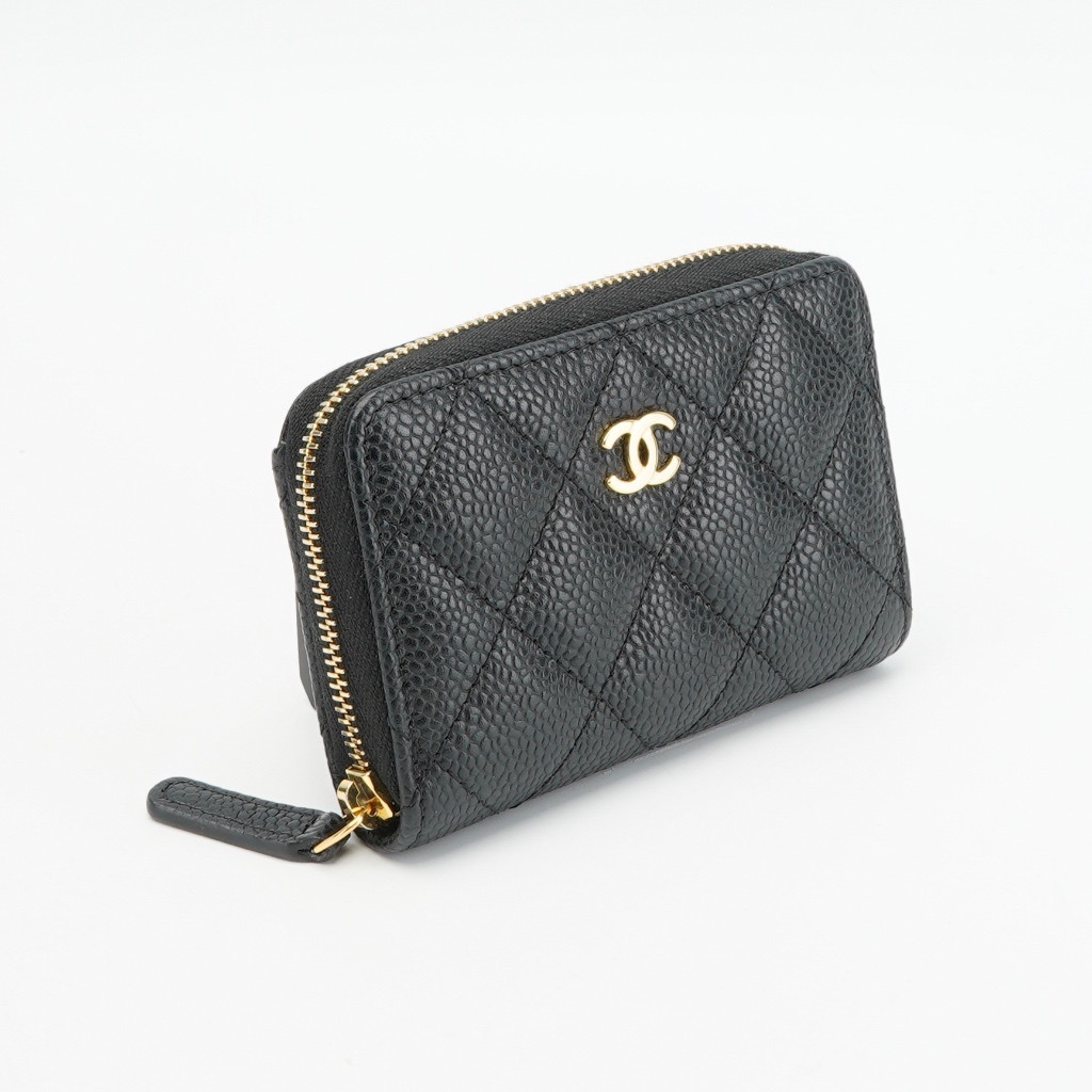 Chanel Classic Zippy Short Wallet GHW