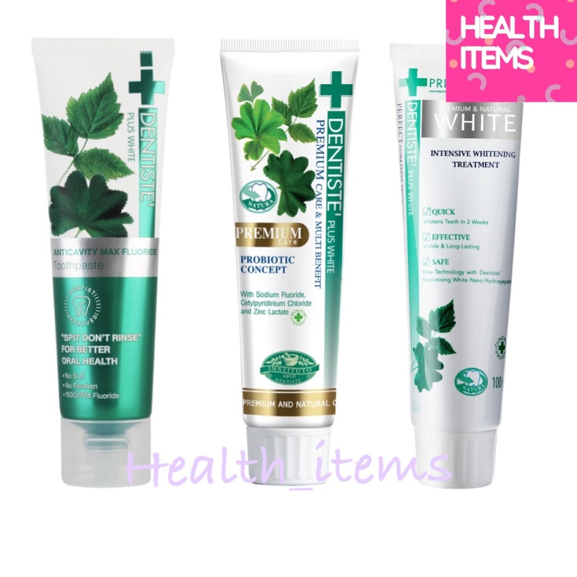 Dentiste Premium Care/ Dentiste’ Anticavity Max Fluoride Toothpaste/ Dentiste' Premium White