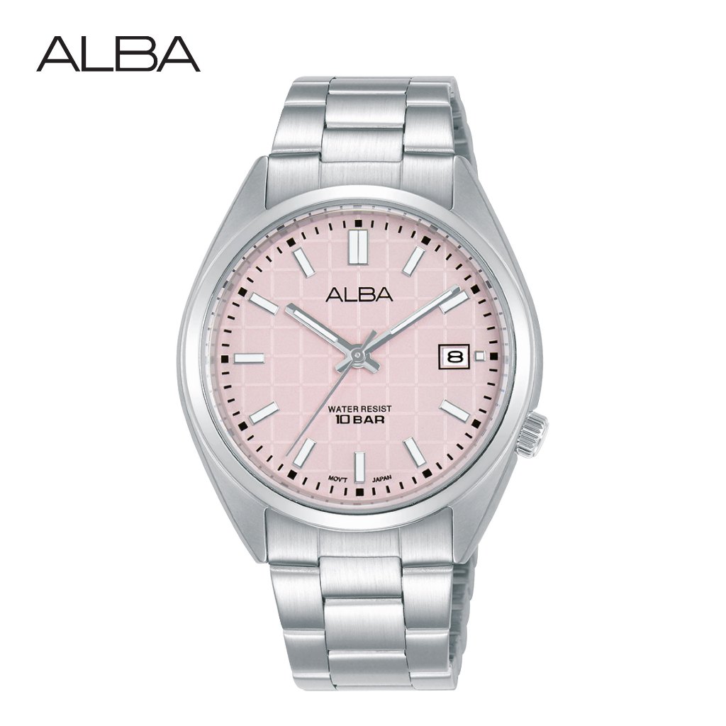 ALBA Gelato Quartz อัลบา นาฬิกาข้อมือ รุ่น AG8M43X ขนาด 36 mm.สีชมพู