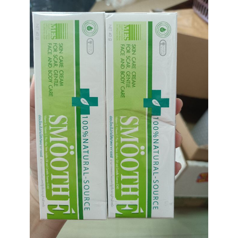 👉exp.7/25💚Smooth E Cream สมูทอี ครีมทา ผิวหน้า-ผิวกาย