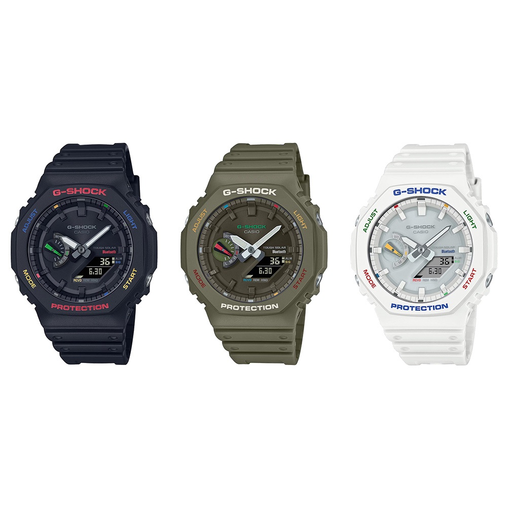 Casio G-Shock นาฬิกาข้อมือผู้ชาย สายเรซิน รุ่น GA-B2100,GA-B2100FC (GA-B2100FC-1A,GA-B2100FC-3A,GA-B