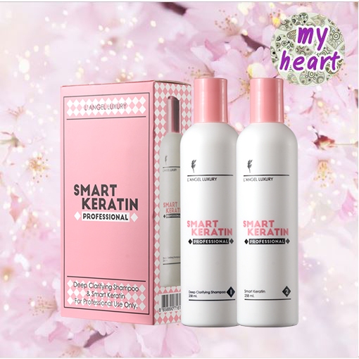 L'ANGEL Smart Keratin 2x258 ml แอลแองเจล ลัคซ์ชูรีย์ สมาร์ท เคราติน