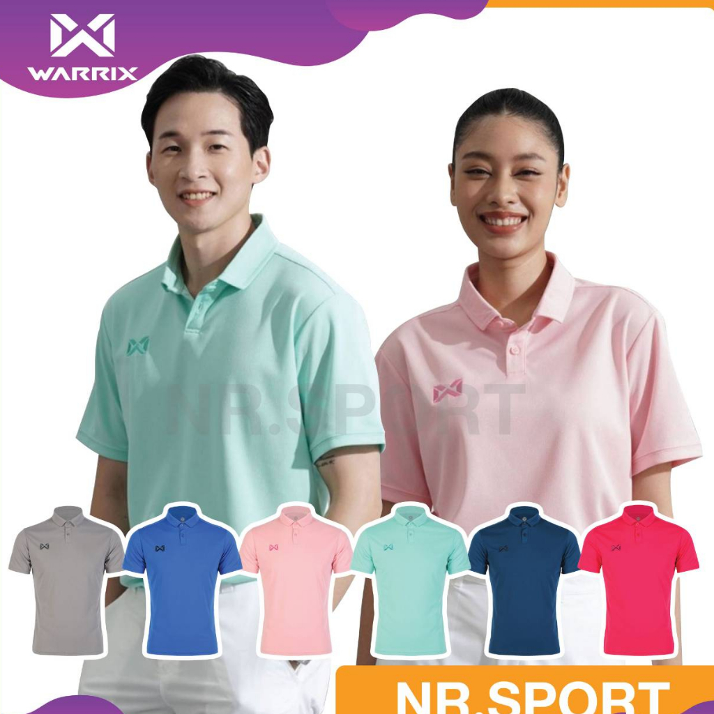 ***ใหม่ล่าสุด*** WARRIX เสื้อโปโล   232PLACL34   เสื้อคอปก