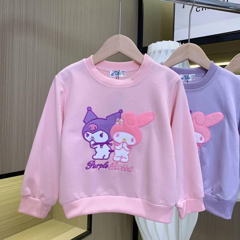 พร้อมส่งใน เสื้อหนาวเด็กโต-ผู้ใหญ่ก็ใส่ได้ sanrio งานปักผ้านุ่ม ใส่อุ่นน่ารักมากๆค่า