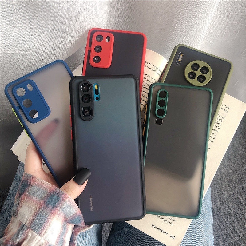 เคสขอบสีหลังด้าน HUAWEI Y70 /Y7P/Y9PRIME/Y5 2019/ Y5 2018 / Y9 2019 / Y7 2020 / Y7pro / Y7 2019 / NOVA7I ขอบนิ่ม 025