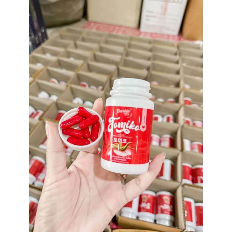 🍅กลูต้ามะเขือเทศTomikoผิวดีเร่งขาวหน้าเด็ก