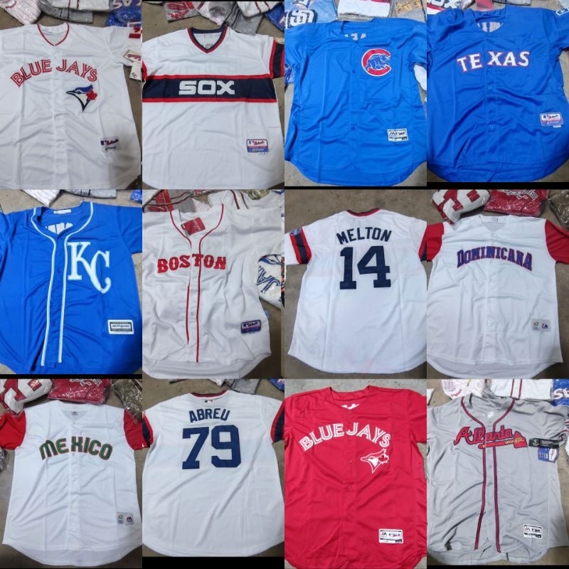 ถูกสุดในโลก เสื้อเบสบอล MLB ของใหม่ป้ายห้อย พร้อมส่ง ขนาด-ไซด์อยู่ใต้รูป