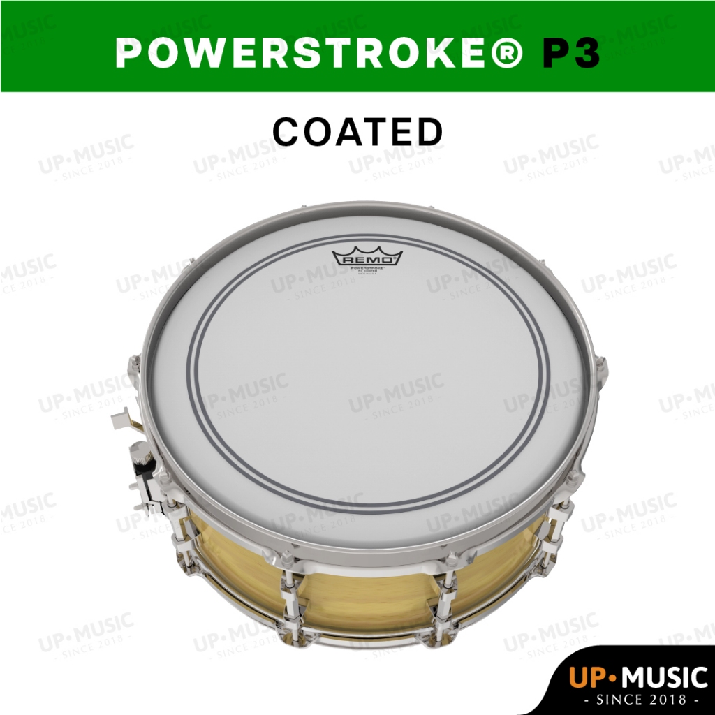 หนังกลอง Remo Powerstroke P3 Coated (สำหรับกลองทอมและสแนร์) - รูปที่ 3