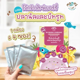 โจ๊กข้าวไรซ์เบอร์รี่ ข้าวบดสารอาหารครบ มื้อแรกของลูกน้อย 6เดือนขึ้นไป แบรนด์ MamaSecret
