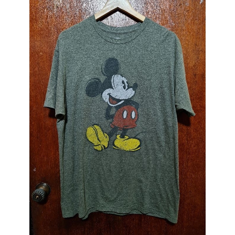 Mickey Mouse เสื้อยืด ป้าย Disney ( มือสองของแท้ )