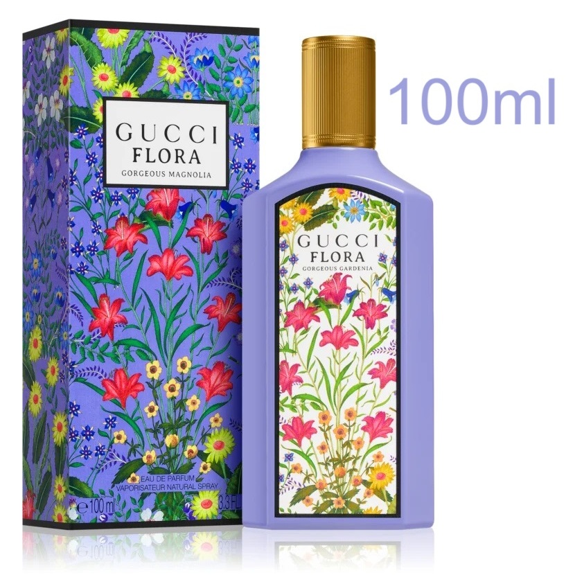 GUCCI FLORA Gorgeous MAGNOLIA 100ml (ขวดม่วง) ฉลากห้างไทย