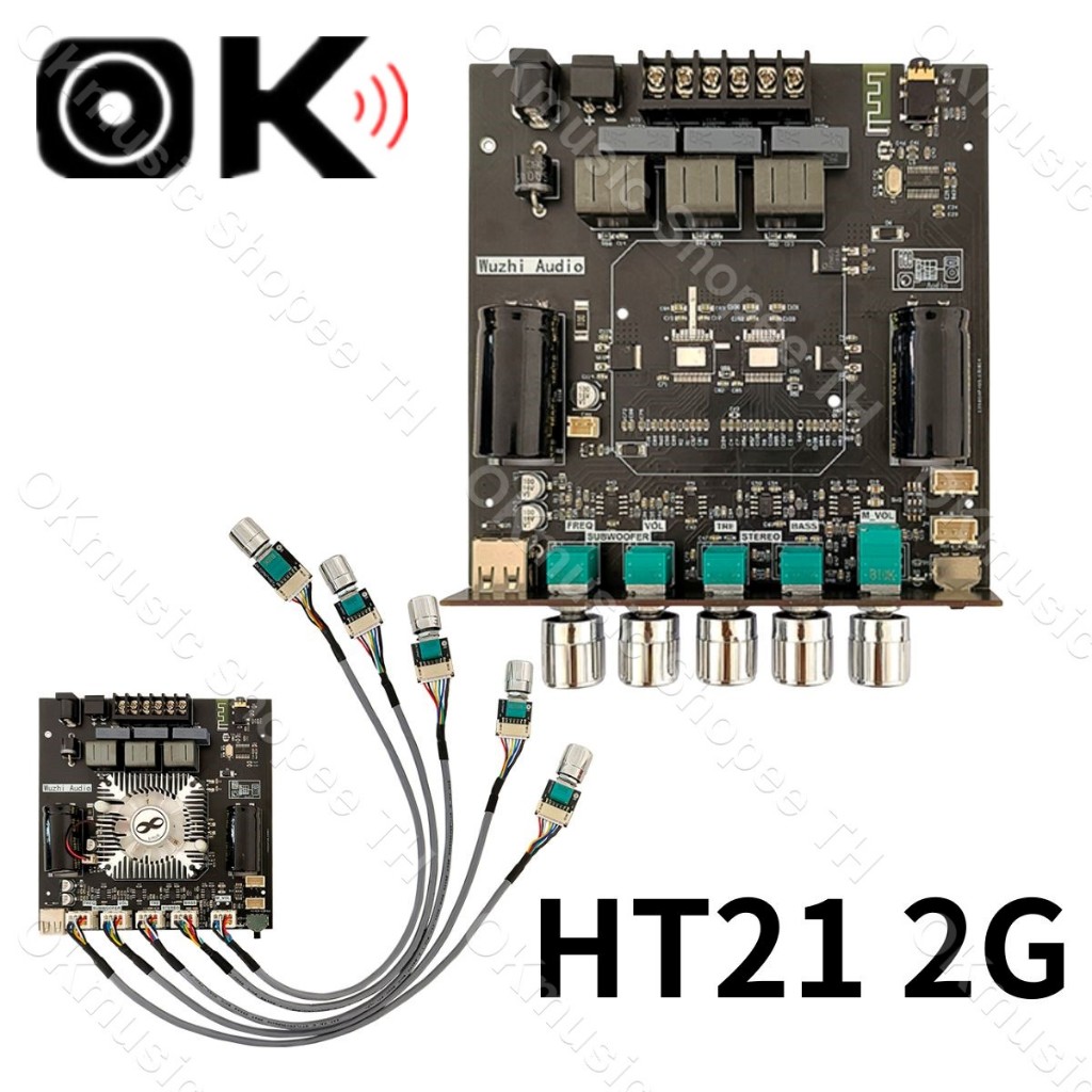 แอมป์จิ๋ว zk ht21 2G zk ht21แท้  แอมป์จิ๋วแรงๆ18v เครื่องขยายเสียง zk ht21 G2 ht 21 แอมป์จิ๋วบลูทูธ 