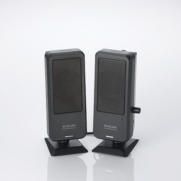 ลำโพง ELECOM Speaker MS-UP201BK USB powered compact stereo speakers