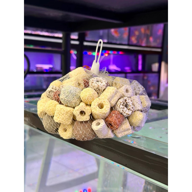 หินดูดกลิ่นตู้ปลา​ หินกรองตู้ปลา Ceramic Ring เซรามิคริงค์ สำหรับกรองน้ำบ่อปลา มีรูพรุน/ผิวเรียบ thumbnail 6